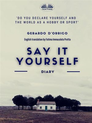cover image of Say It Yourself